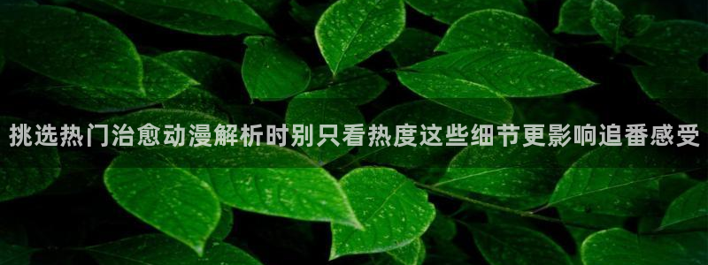 奇漫屋在线漫画搜索：挑选热门治愈动漫解析时别只看热度这些细节更影响追番感受配图